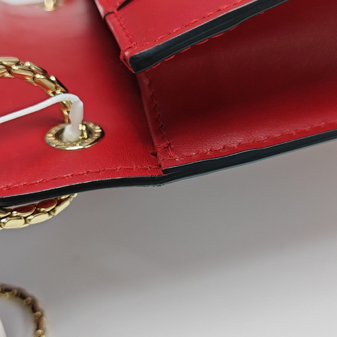 SERPENTI FOREVER Small Calfskin Red