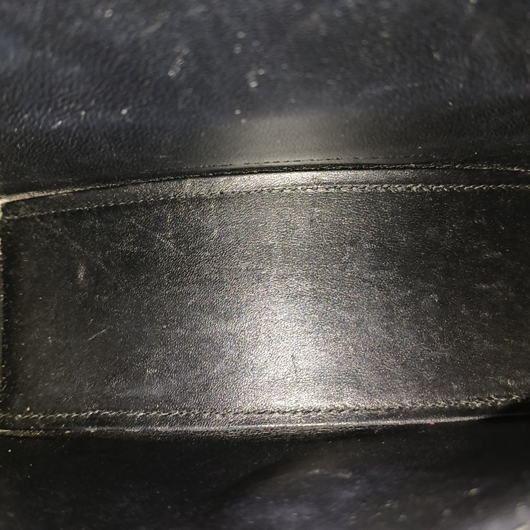 Hourglass S Calfskin Black