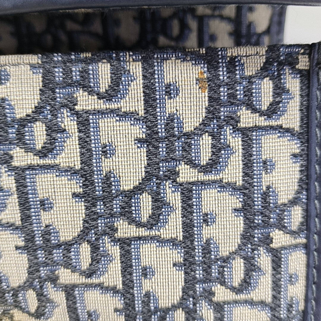 30 Montaigne Oblique Canvas Blue