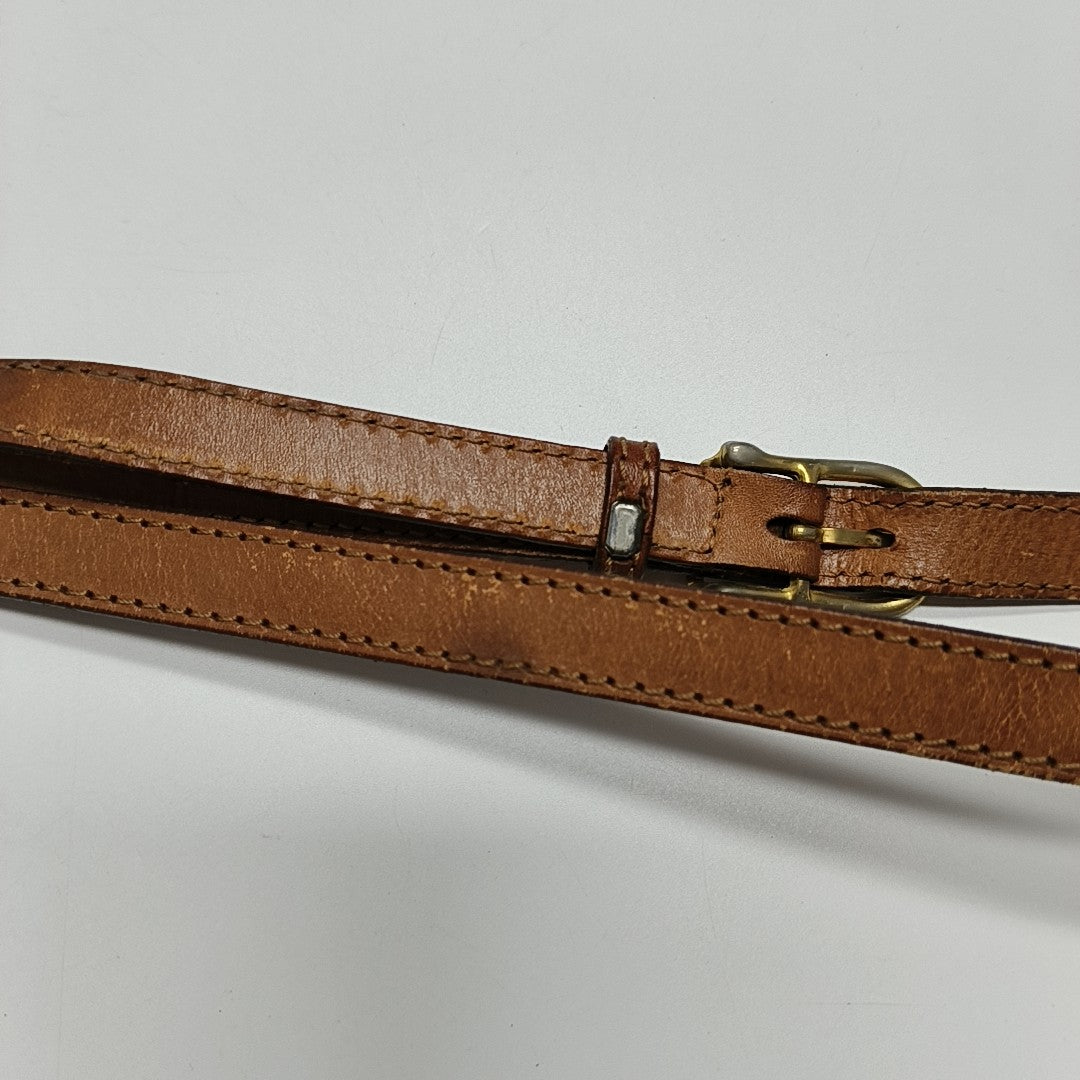 Coated Canvas Crossbody Bag Beige