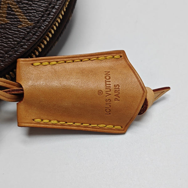 ALMA BB Monogram Coated Canvas Brown