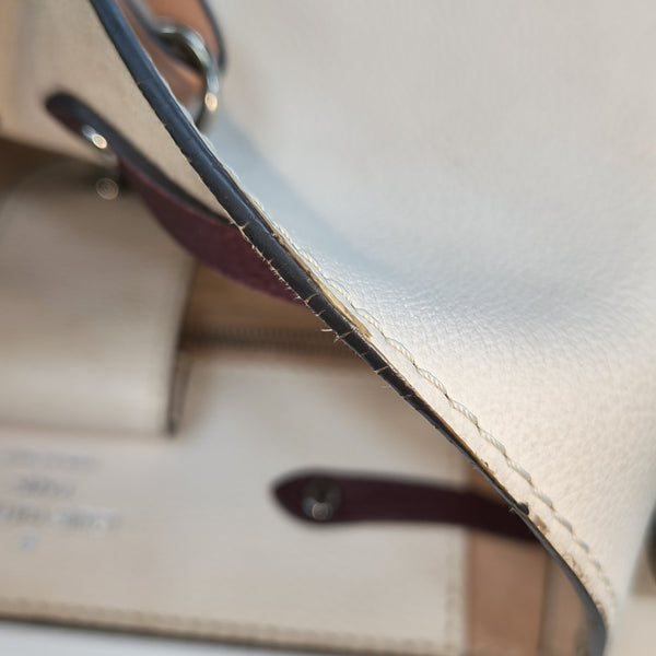 LOCKME PM Calfskin White