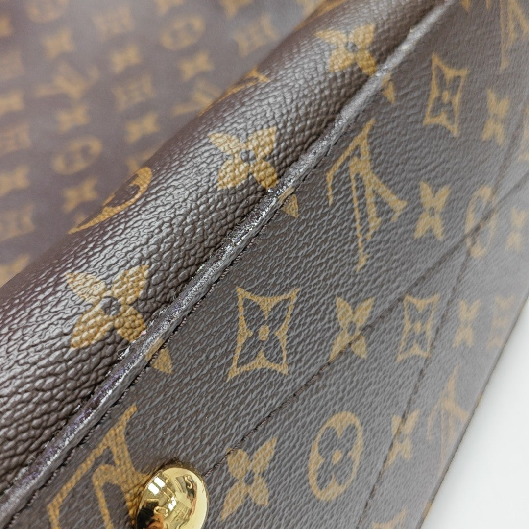MÉTIS Monogram Coated Canvas Brown