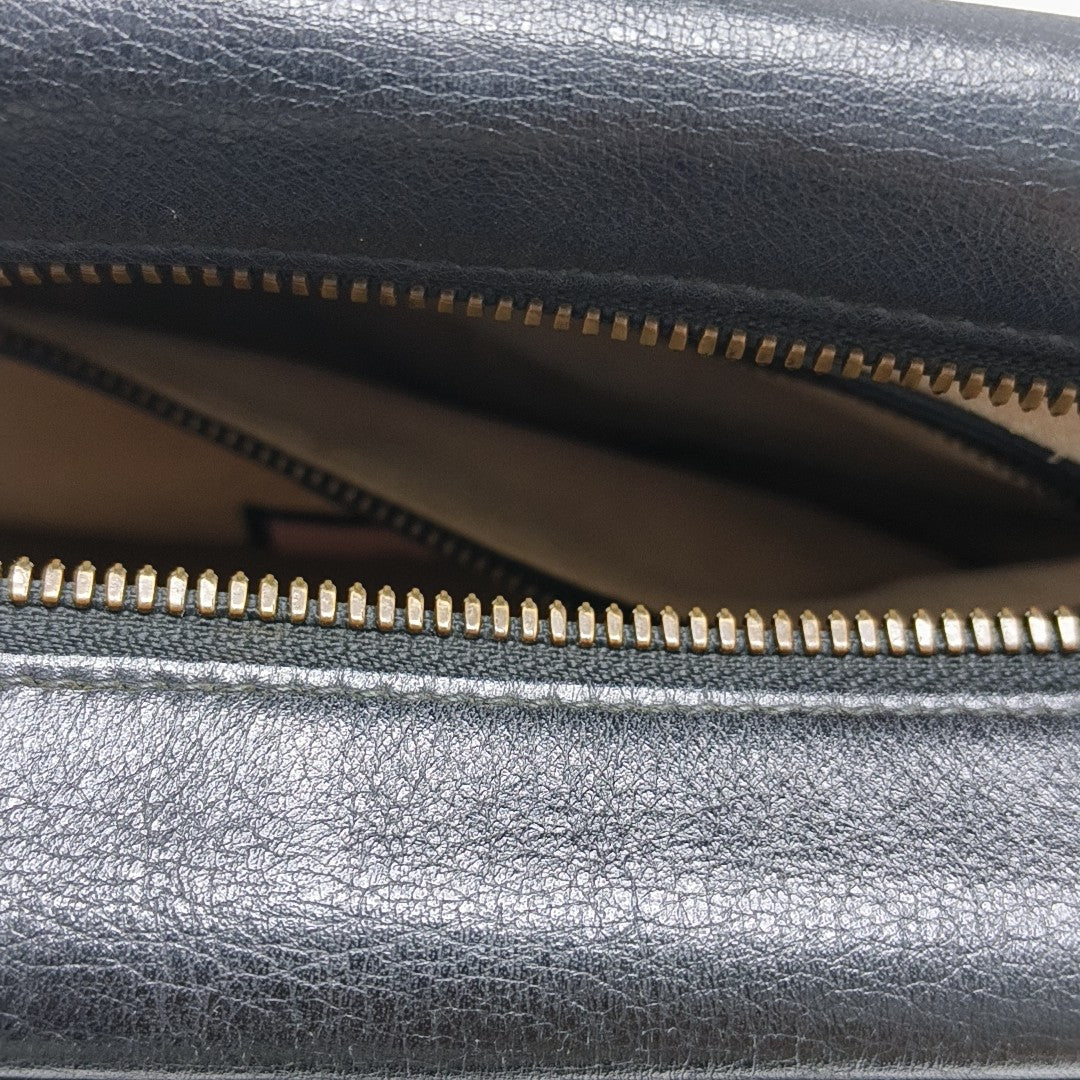 Calfskin Shoulder Bag Black