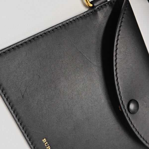 The Bucket Calfskin Black