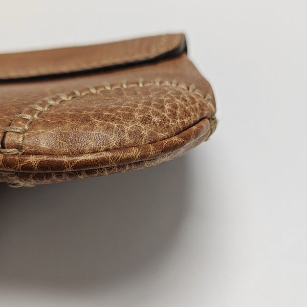 Calfskin Clutch Brown