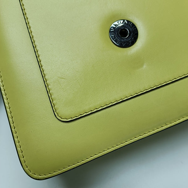SERPENTI FOREVER Small Quilted Calfskin Yellow