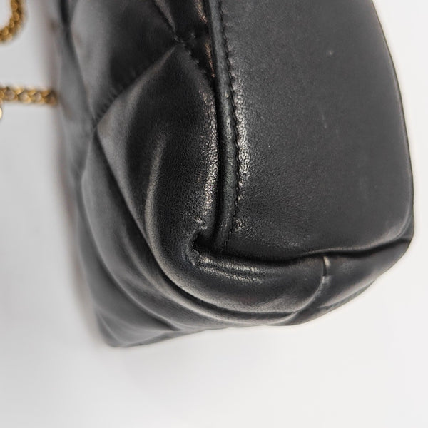 PUFFER Quilted Lambskin Black