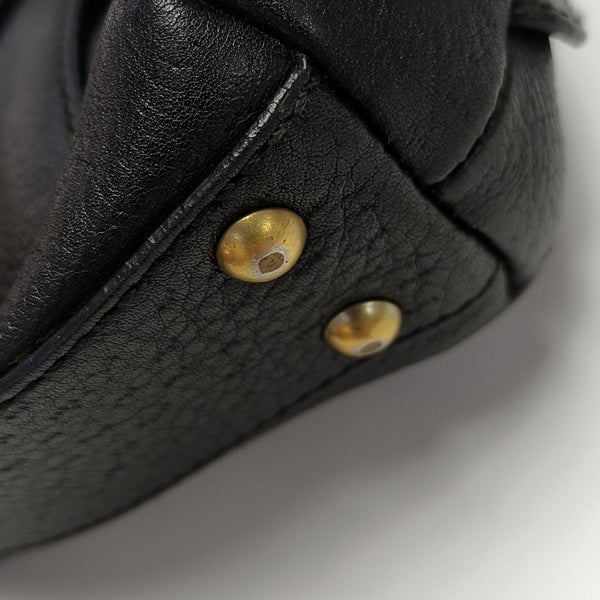 Calfskin Shoulder Bag Black