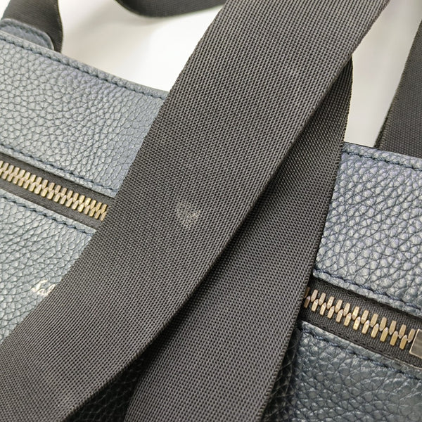 Calfskin Shoulder Bag Blue