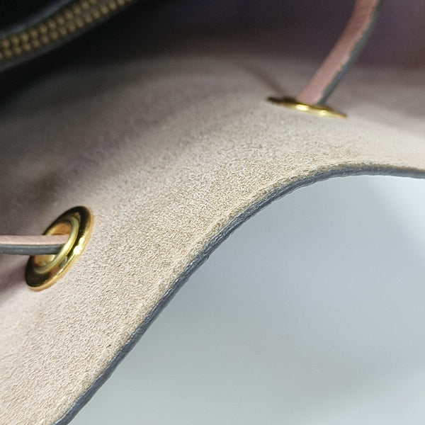 NÉONOÉ MM Monogram Coated Canvas Brown