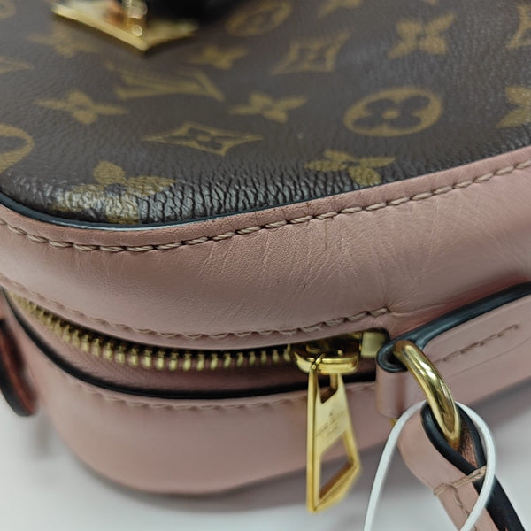 SAINTONGE Monogram Coated Canvas Brown