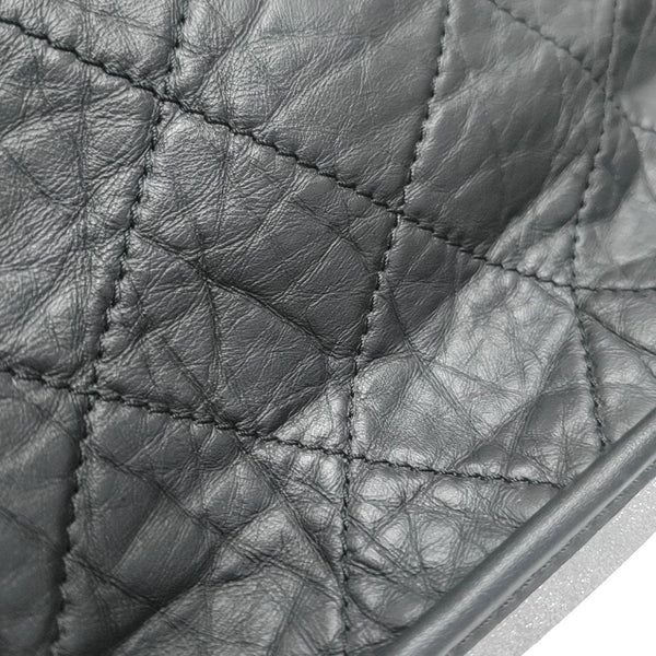 Quilted Calfskin Shoulder Bag Black