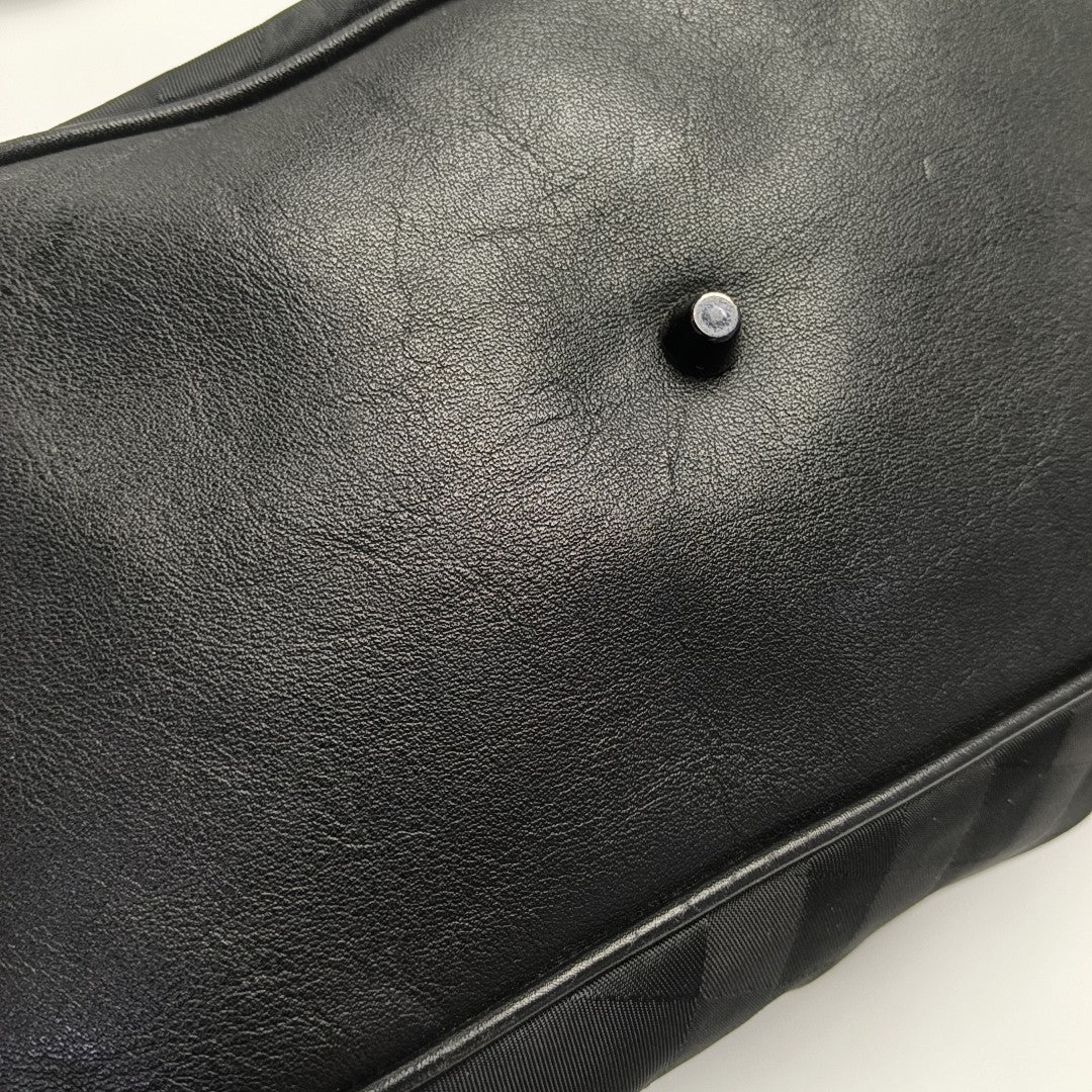 Nylon Shoulder Bag Black