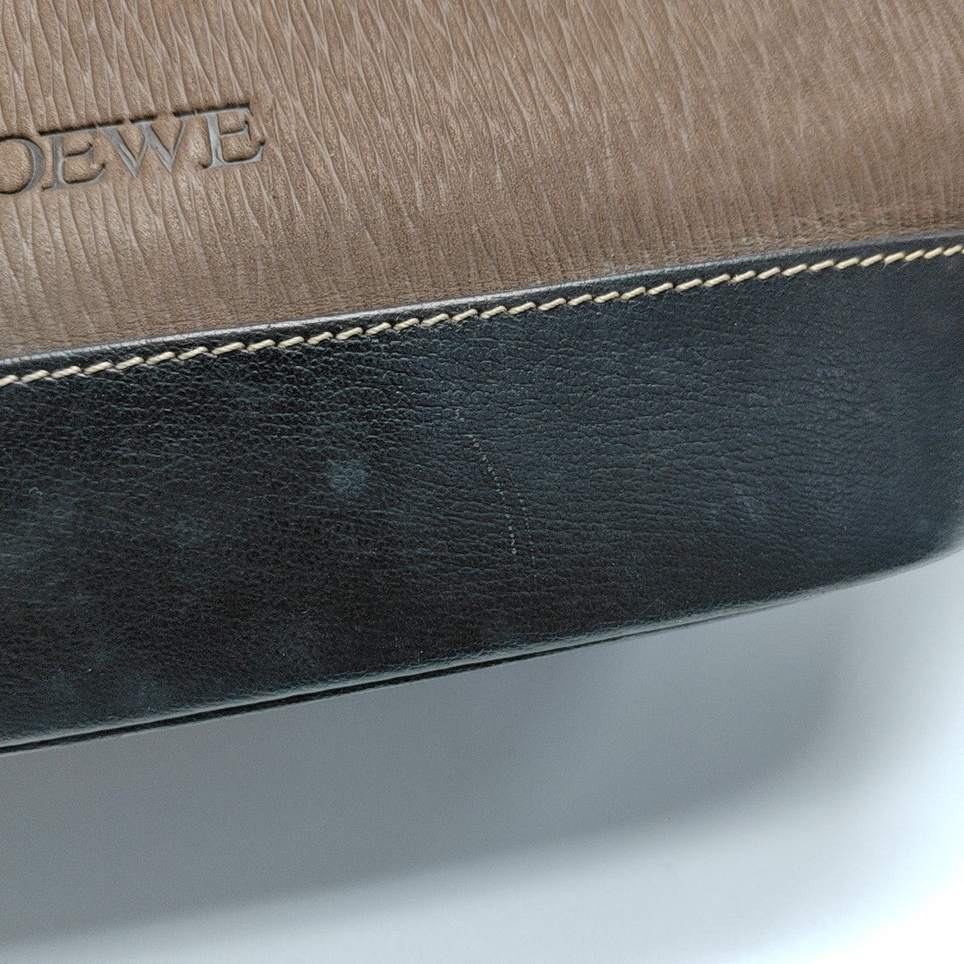 Calfskin Shoulder Bag Brown