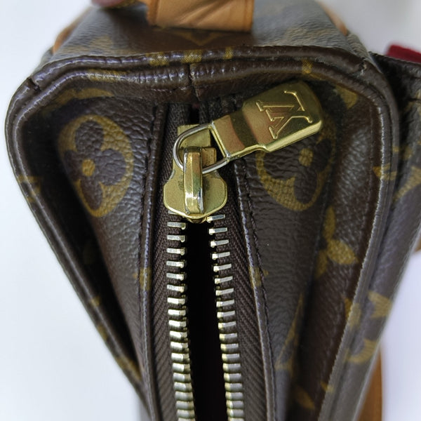 VIVA CITE Monogram Coated Canvas Brown