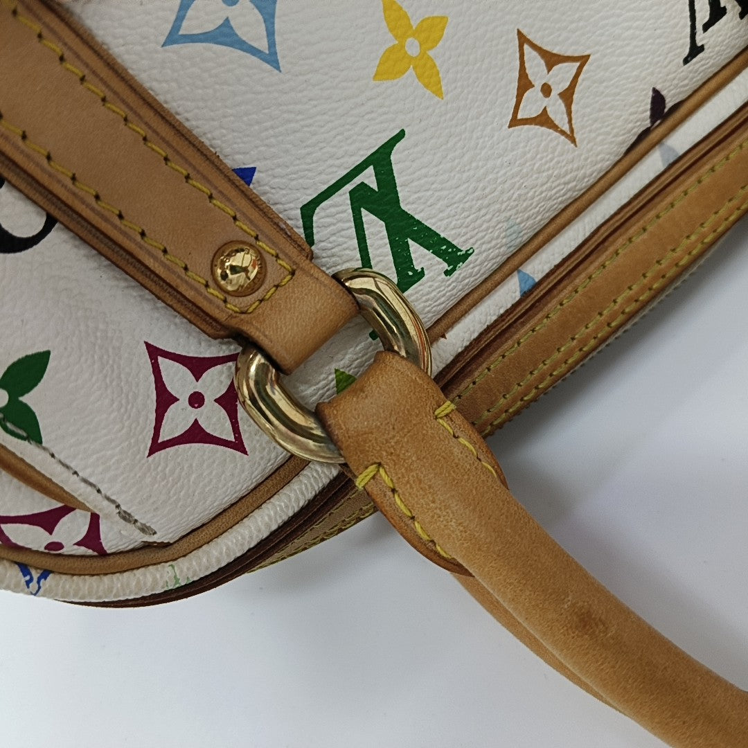 LV × TM PRISCILLA Monogram Coated Canvas White