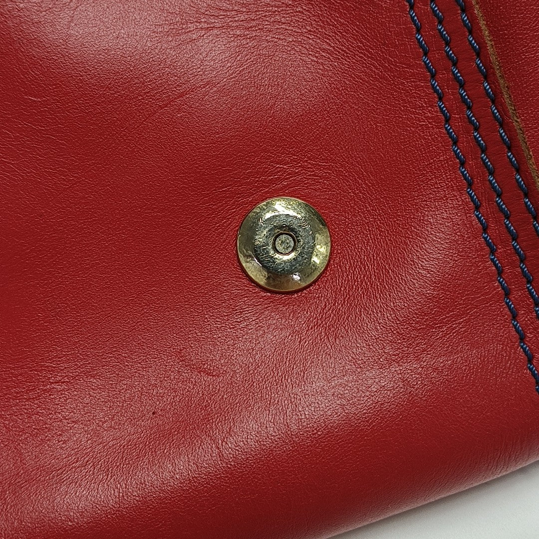 Quilted Calfskin Shoulder Bag Red