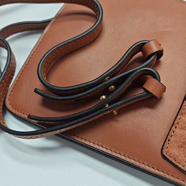 Faye Small Calfskin Brown