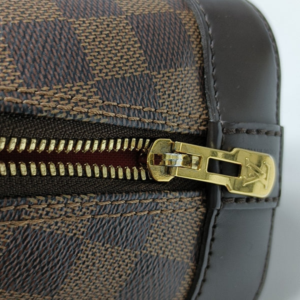 ALMA BB Damier Ebene Coated Canvas Brown