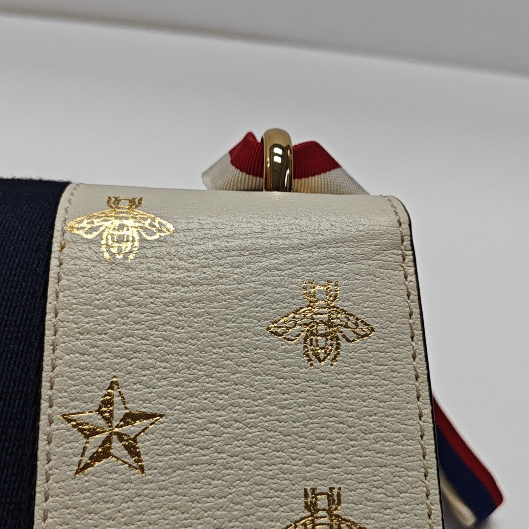 Calfskin Shoulder Bag Small White