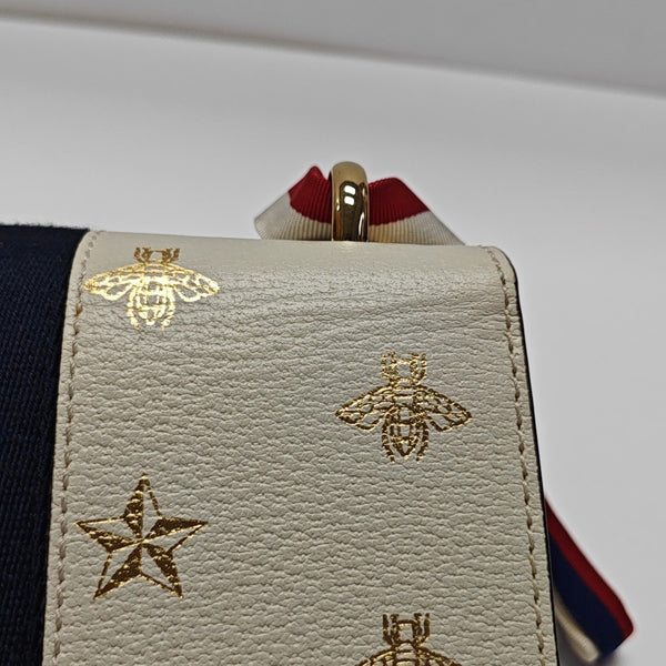 Calfskin Shoulder Bag Small White