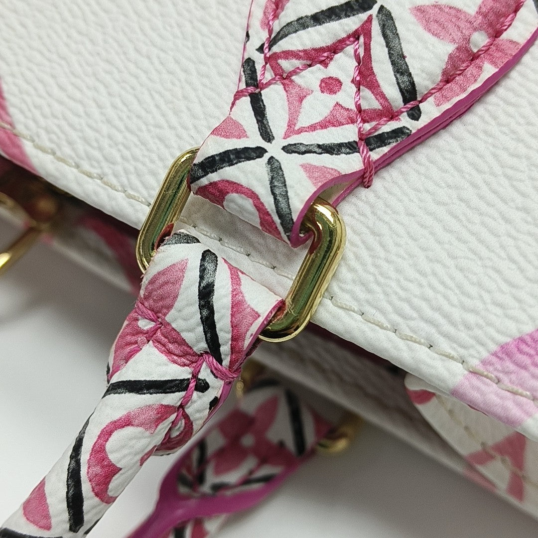 ONTHEGO PM Monogram Coated Canvas White