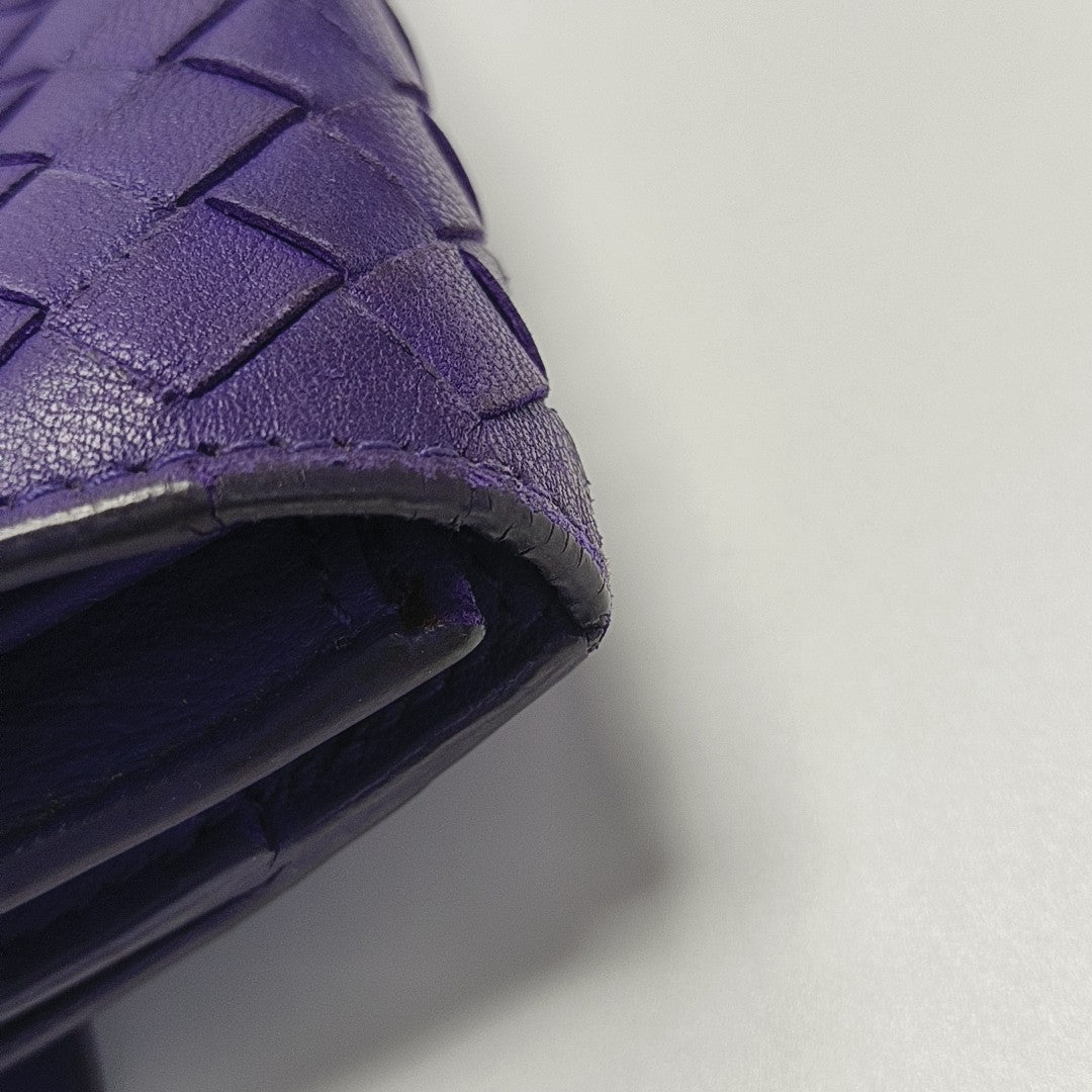 Calfskin Wallet Purple