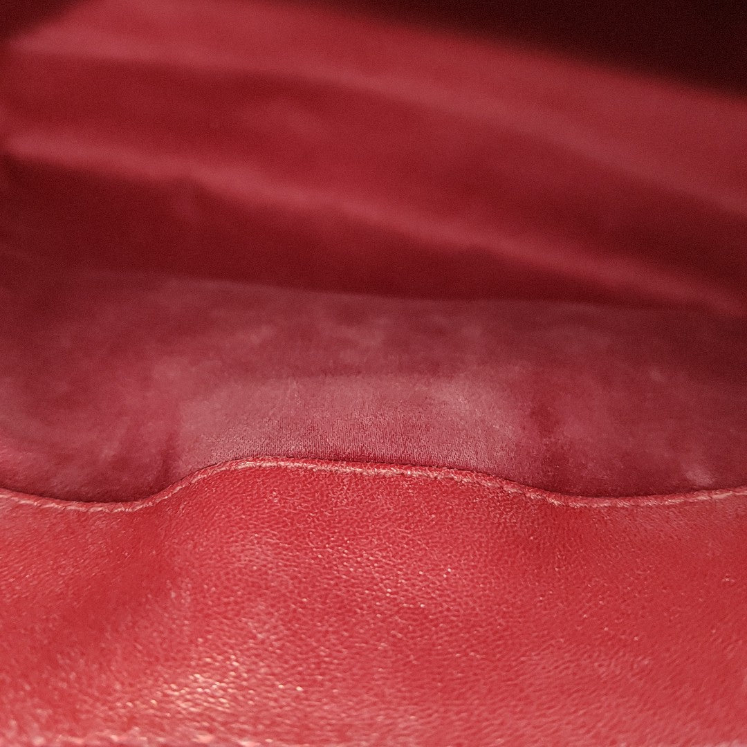 Calfskin Shoulder Bag Red