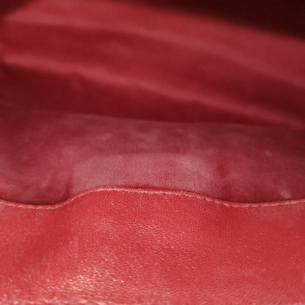 Calfskin Shoulder Bag Red