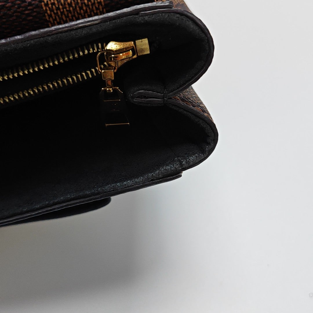 VAVIN PM Damier Ebene Coated Canvas Brown