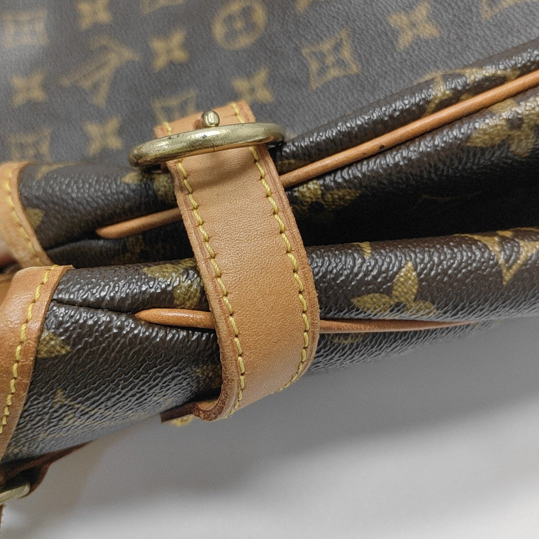 BATIGNOLLES MM Monogram Coated Canvas Brown