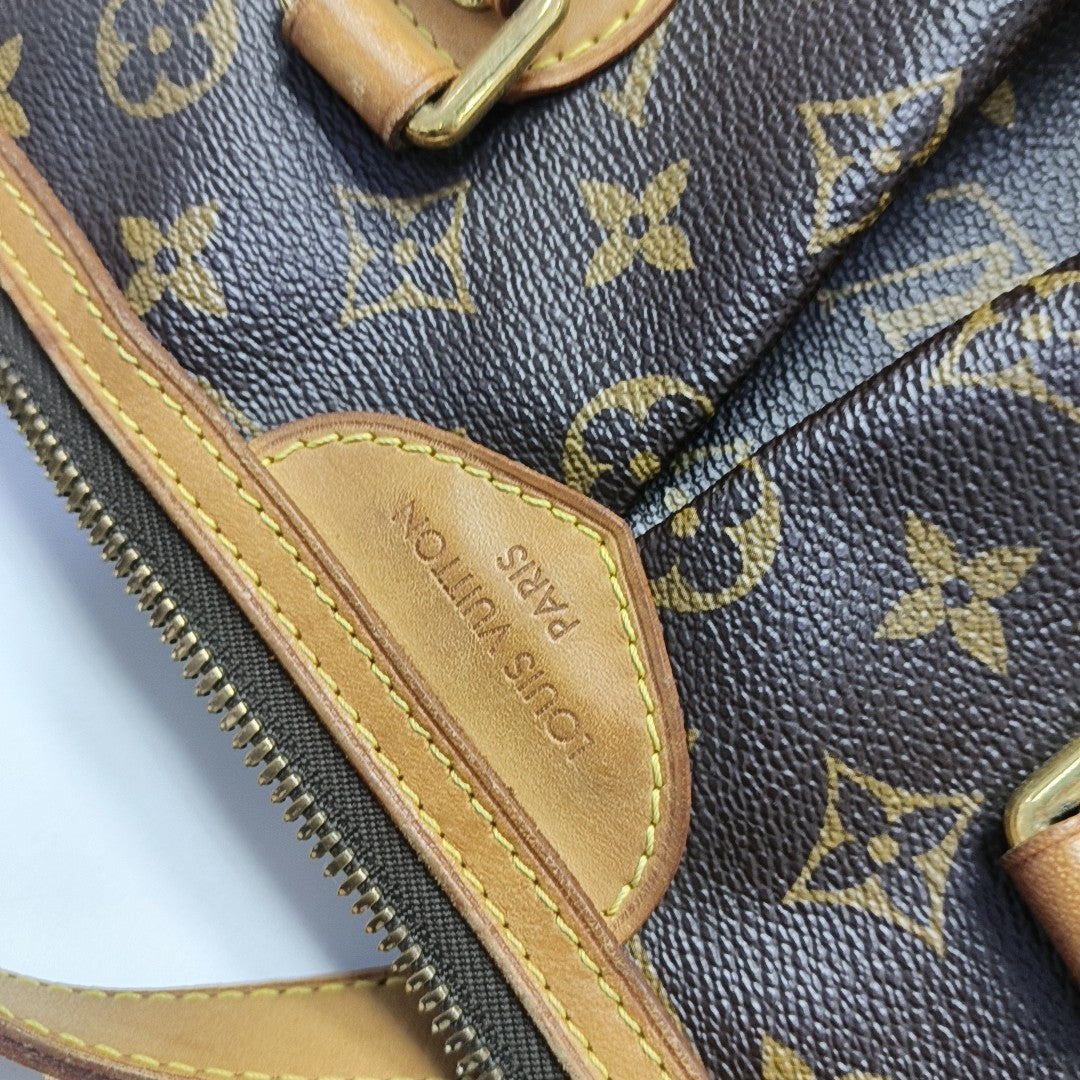 PALERMO PM Monogram Coated Canvas Brown