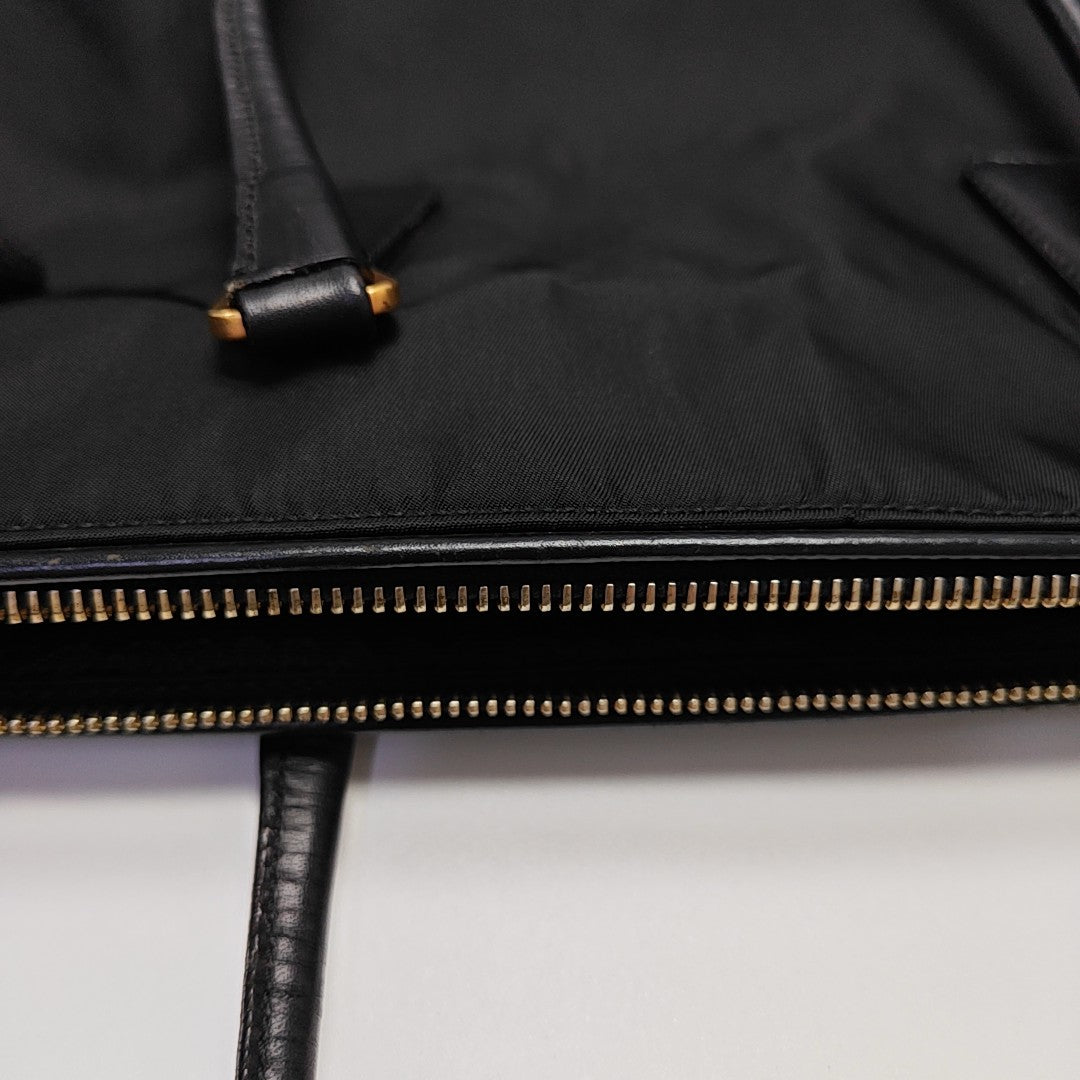 Nylon Tote Bag Black
