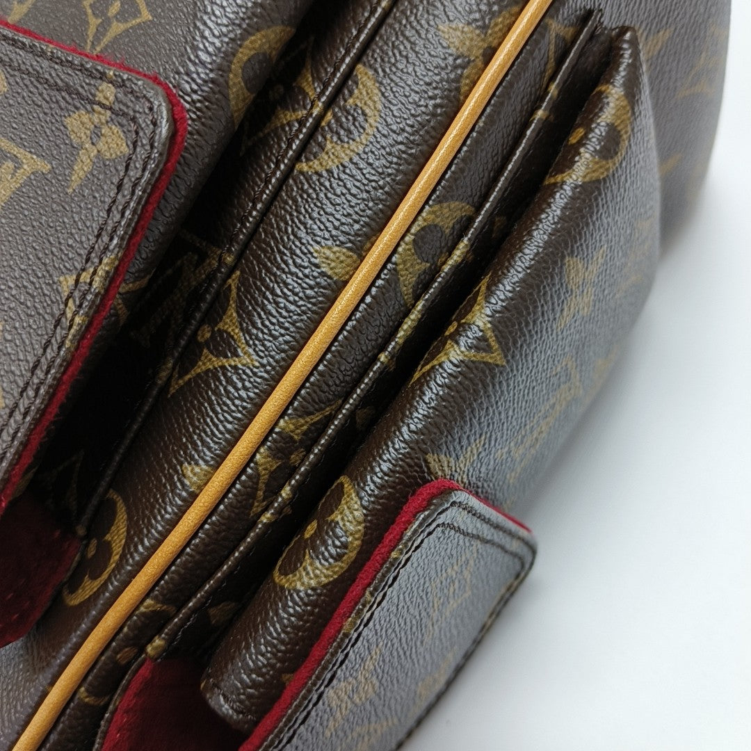 MULTIPLE Monogram Coated Canvas Brown