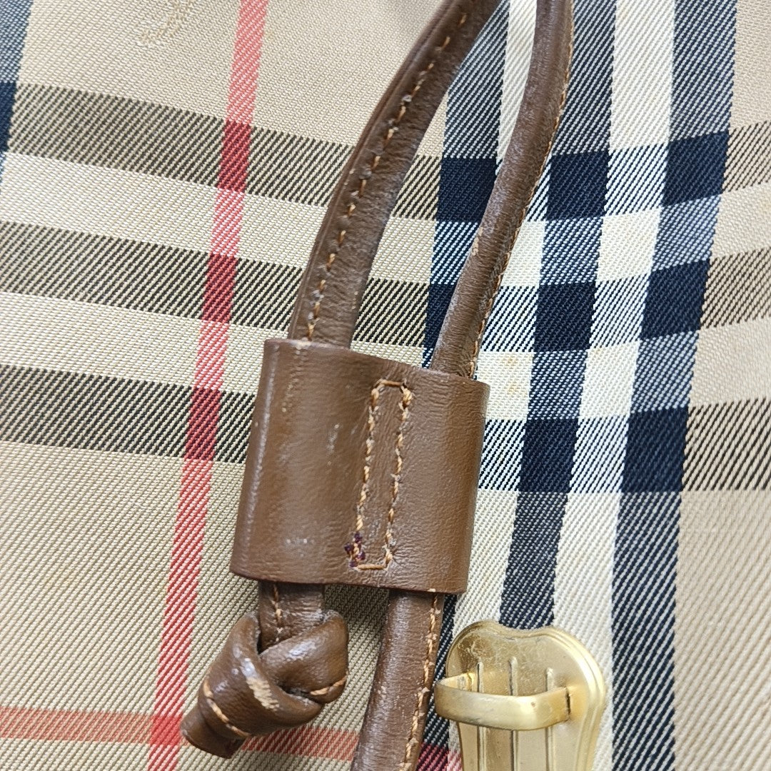 Canvas Bucket Bag Brown