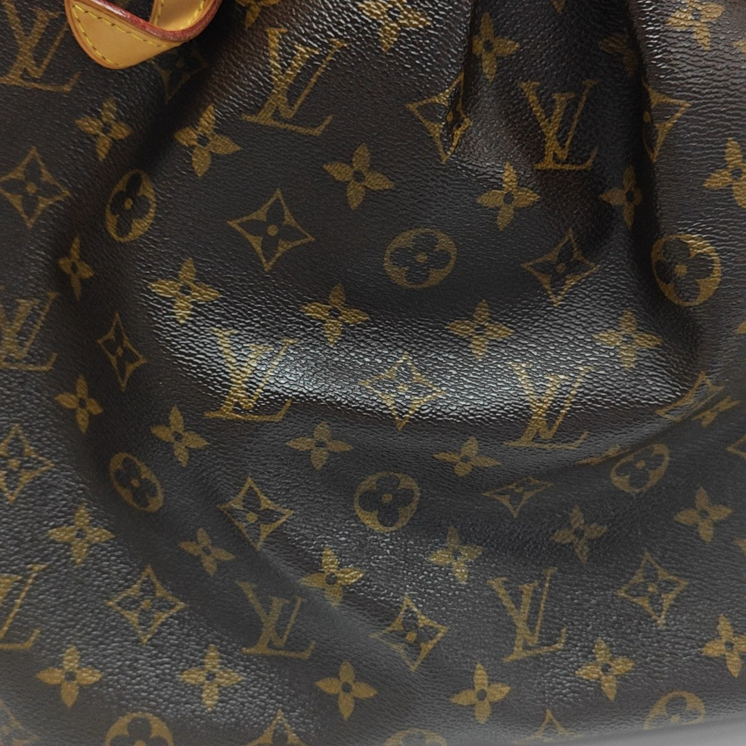 PALERMO GM Monogram Coated Canvas Brown