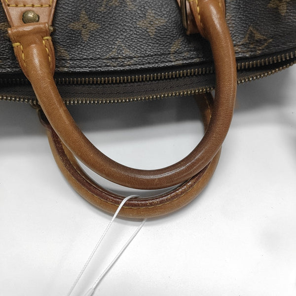 SPEEDY 25 Monogram Coated Canvas Brown