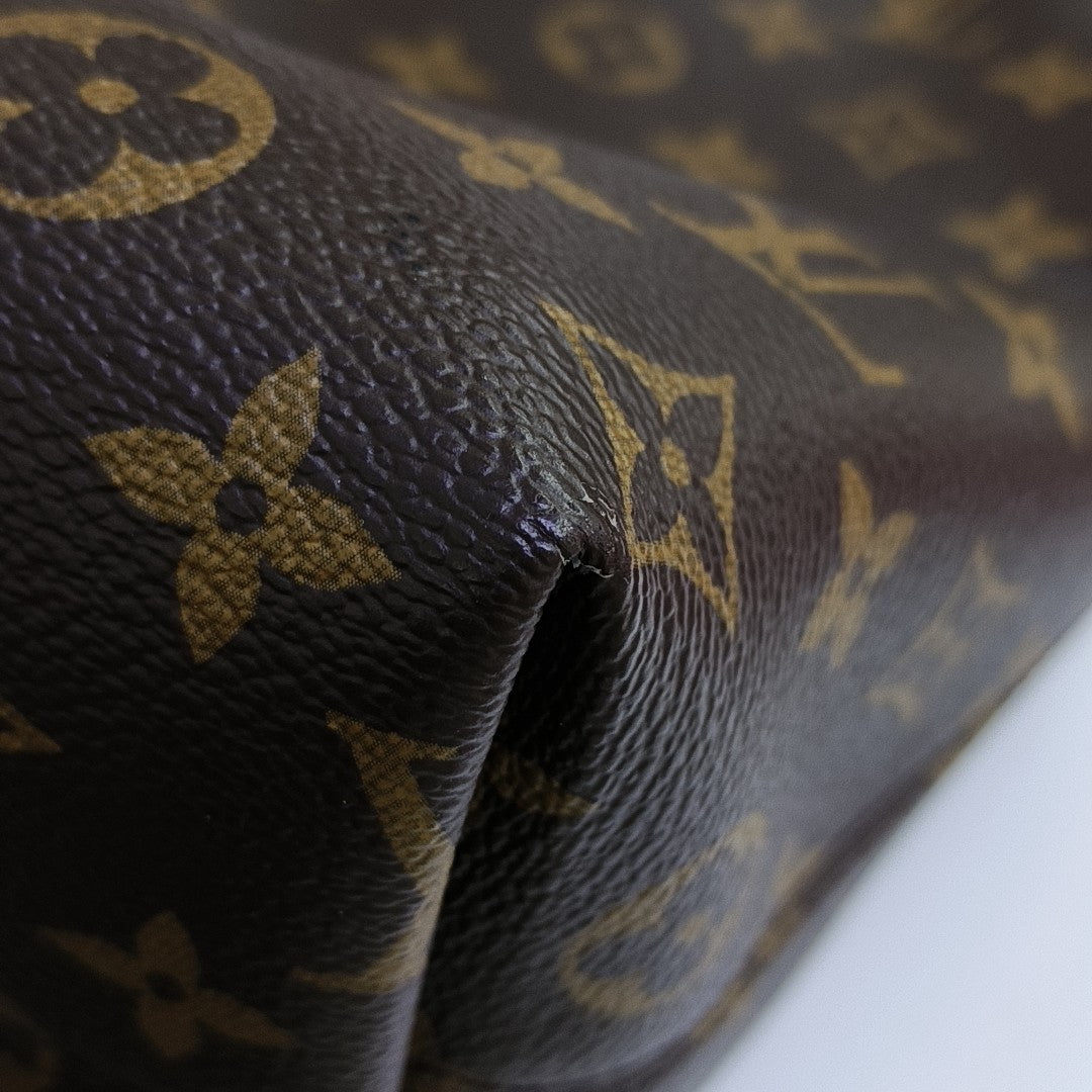 BOETIE MM Monogram Coated Canvas Brown