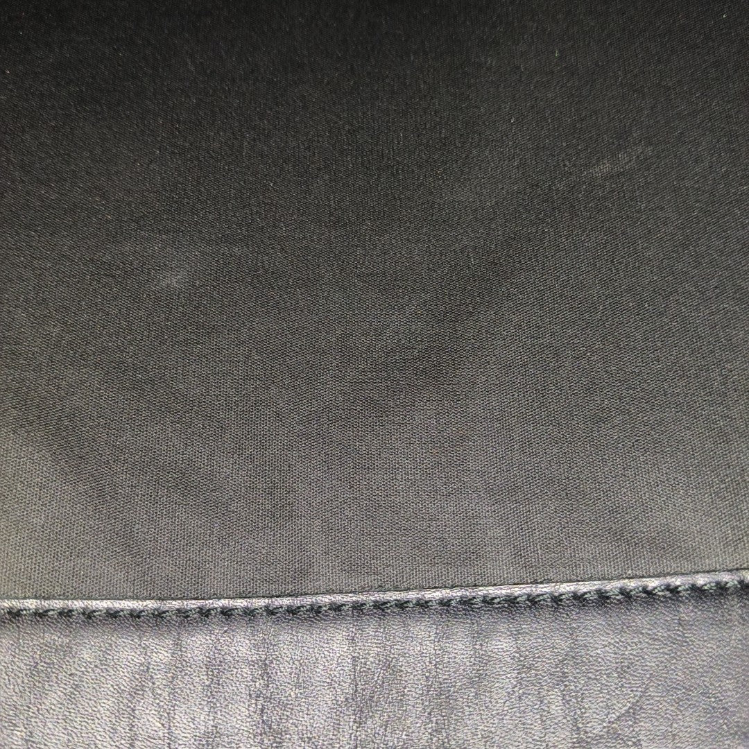 Calfskin Top Handle Bag Black