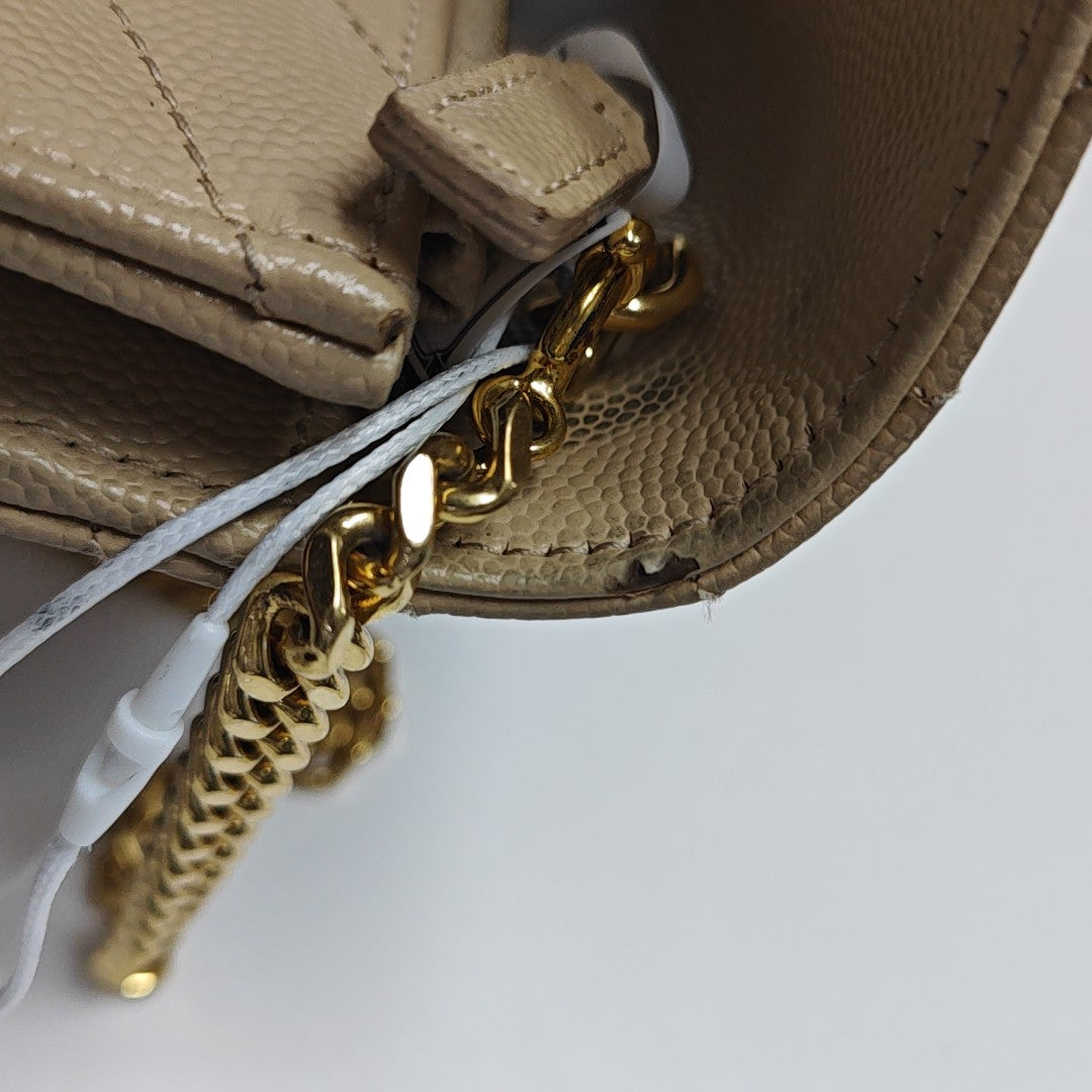 MONOGRAM WOC Chevron Calfskin Beige