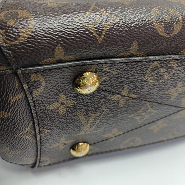 MONTAIGNE BB Monogram Coated Canvas Brown