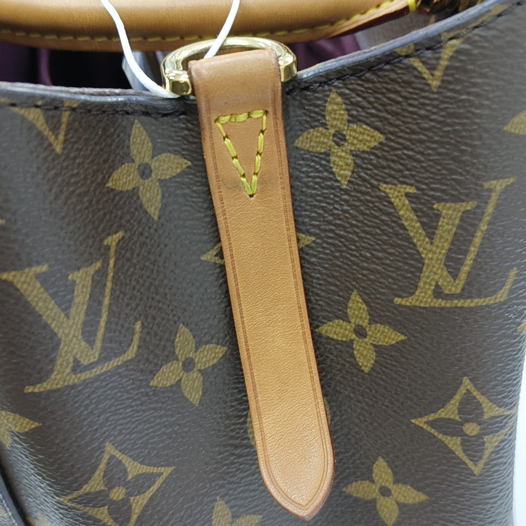 MONTAIGNE Monogram Coated Canvas Brown