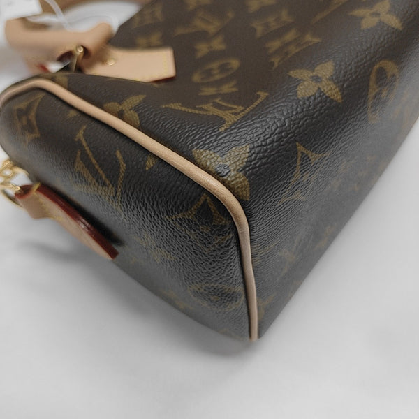 SPEEDY 20 Monogram Coated Canvas Brown