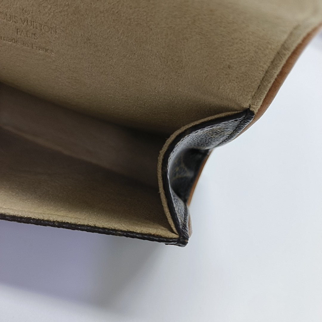 FLORENTINE Monogram Coated Canvas Brown