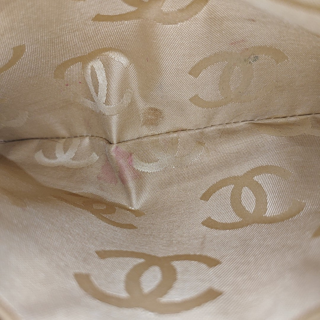 SURPIQUE Quilted Calfskin Beige