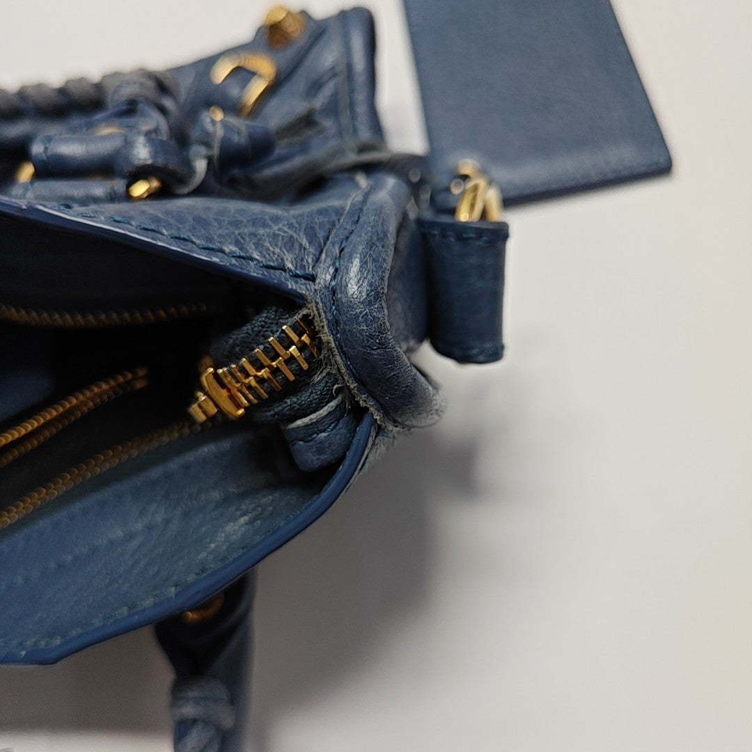 Classic City Mini Lambskin Blue