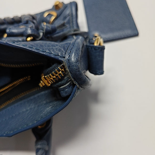 Classic City Mini Lambskin Blue
