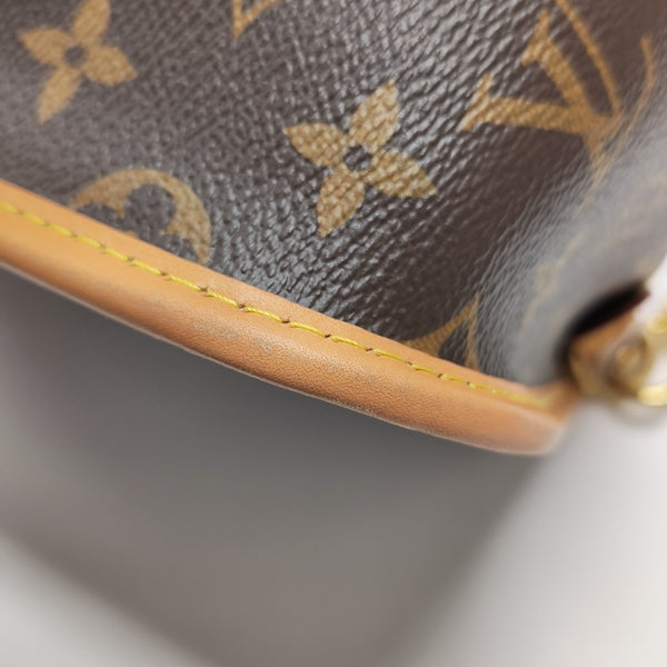 DIANE Monogram Coated Canvas Brown
