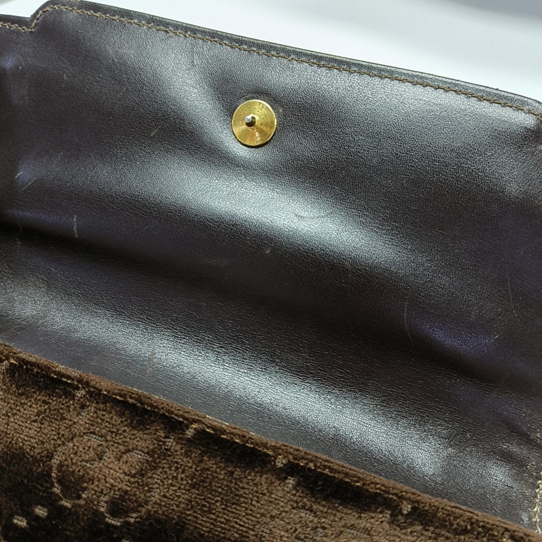 Monogram Velvet Brown